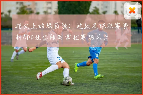 指尖上的绿茵场：这款足球联赛资料App让你随时掌控赛场风云