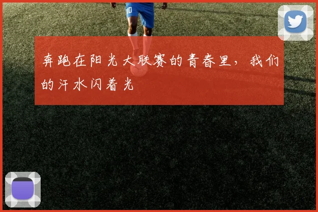 奔跑在阳光大联赛的青春里,我们的汗水闪着光